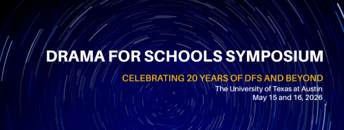 Drama for Schools is hosting a 20 year celebration symposium!